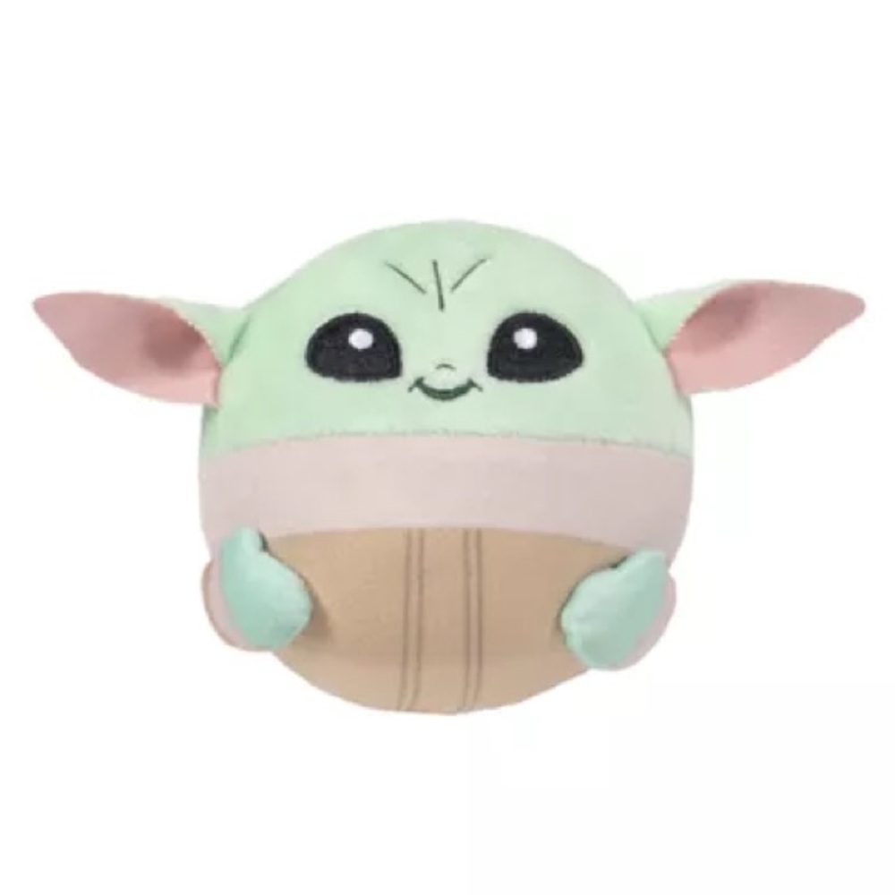 🆕 Disney Star Wars Grogu Crinkle Squeaker Plush Dog Toy